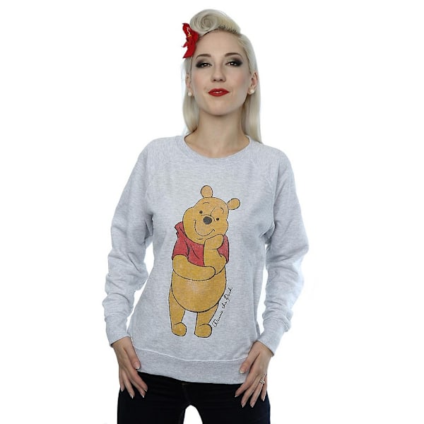 Winnie the Pooh Dam/Dam Classic Sweatshirt L Heather Grey Heather Grey L