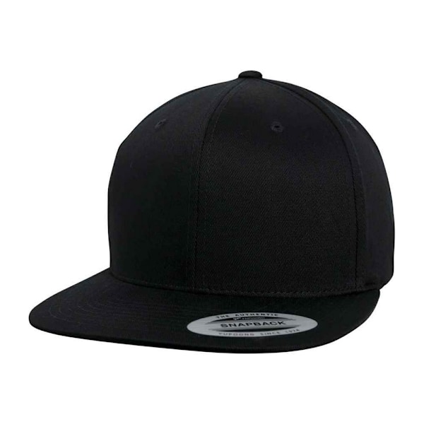 Flexfit ekologisk bomull Snapback Baseball Cap One Size Svart Black One Size