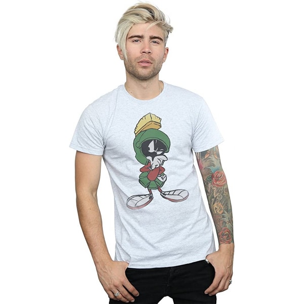 Looney Tunes Herr Marvin The Martian Pose Bomull T-shirt M Sportgrå Sports Grey M