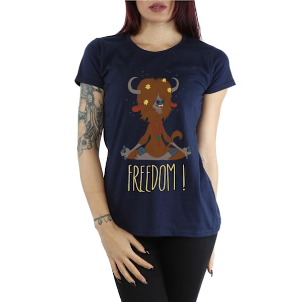 Disney Dam/Kvinnor Zootropolis Yak dom Bomull T-shirt S D Deep Navy S