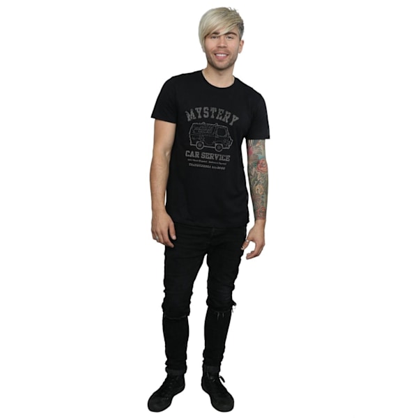 Scooby Doo Herr Mystery Car Service Bomull T-shirt L Svart Black L