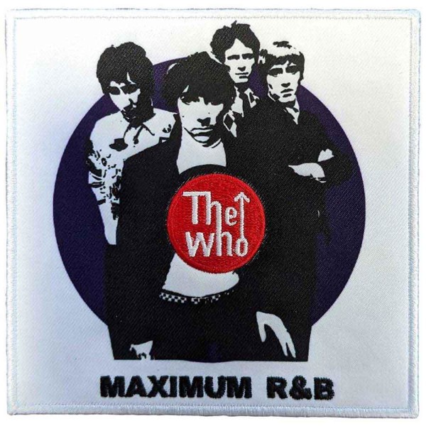 The Who Maximum R&B printed Iron On Patch One Size Vit/Svart/ White/Black/Red One Size