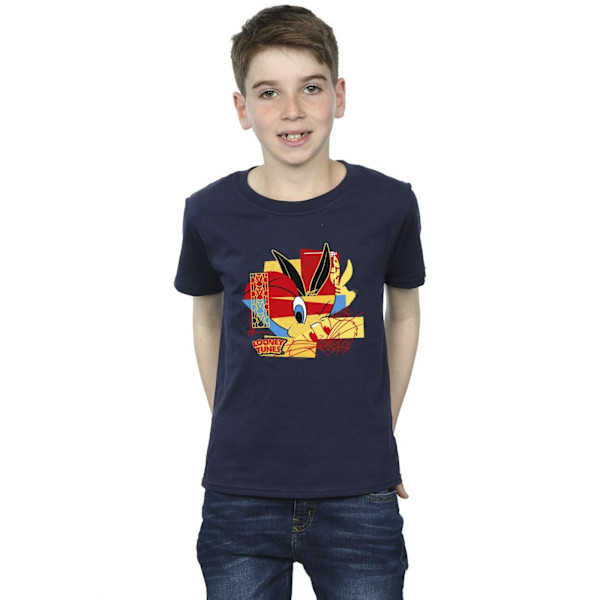 Looney Tunes Boys Tweeday Rabbit Nyår T-shirt 9-11 år Na Navy Blue 9-11 Years