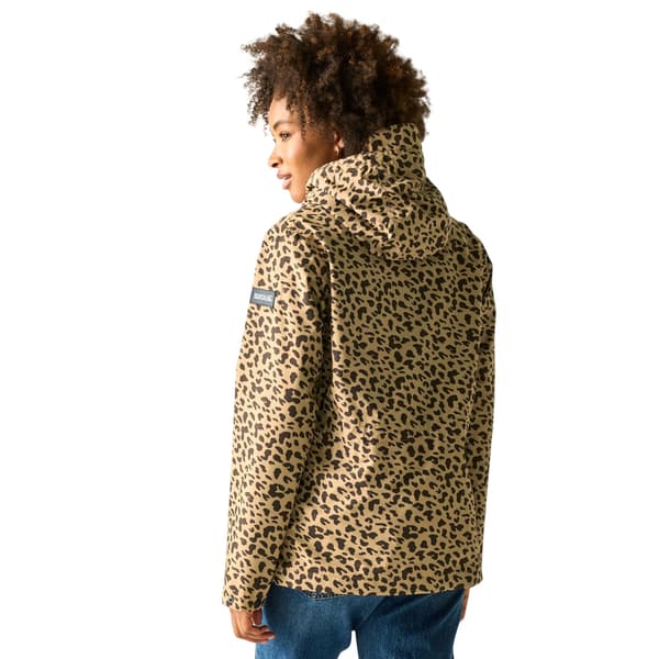 Regatta Dam Bayletta Leopardmönstrad Vattentät Jacka Multicoloured 16 UK