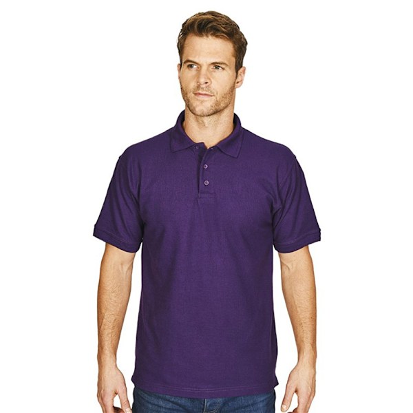 Absolute Apparel Precision Pikétröja för Män 7XL Lila Purple 7XL