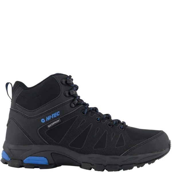 Hi-Tec Mens Raven Mid Cut Walking Boots 8 UK Svart/Blå Black/Blue 8 UK