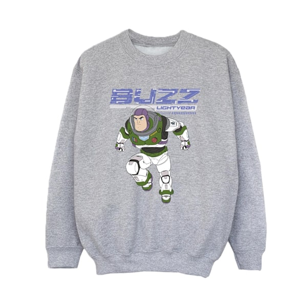 Disney Boys Lightyear Buzz Jump To Action Sweatshirt 3-4 år Sports Grey 3-4 Years