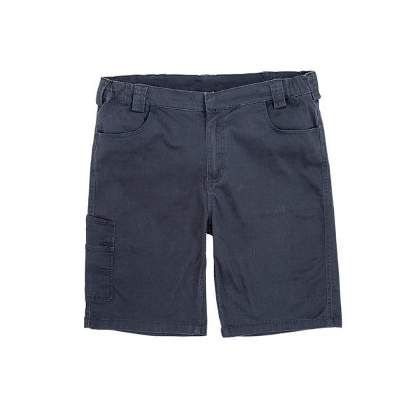 Result Herr Work-Guard Super Stretch Slim Chino Shorts XL Marinblå Navy XL