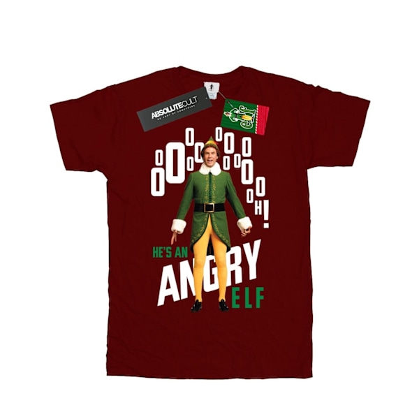 Elf Boys Angry Elf T-Shirt 7-8 år Bourgogne Burgundy 7-8 Years