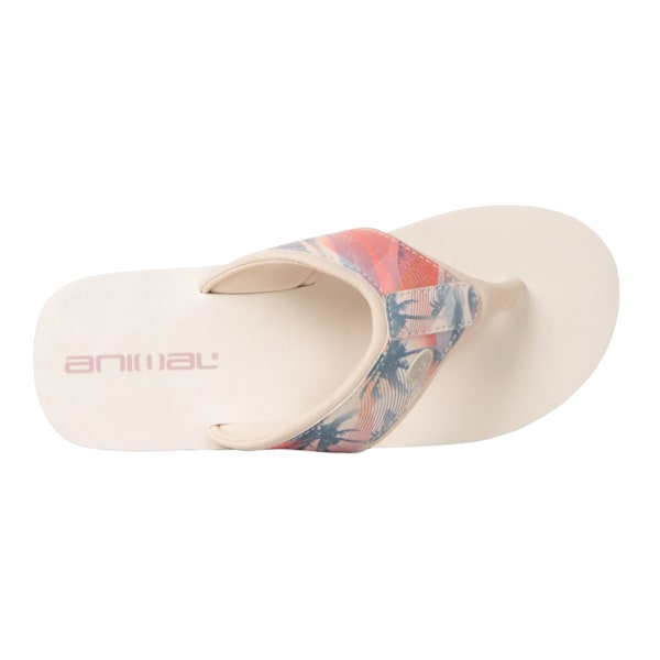 Animal Dam/Dam Swish Palm Tree Återvunna Flip Flops 9 UK L Light Beige 9 UK