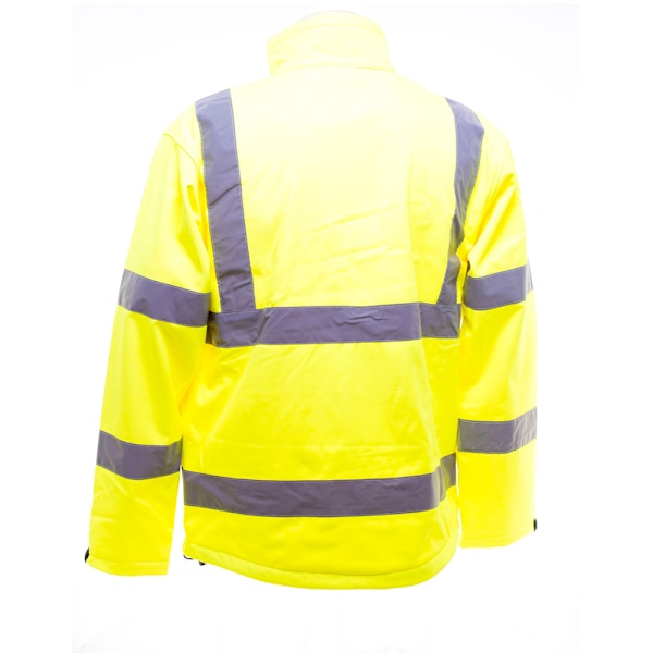 Yoko Hi-Vis Softshelljacka för män XL Hi-Vis Gul Hi-Vis Yellow XL