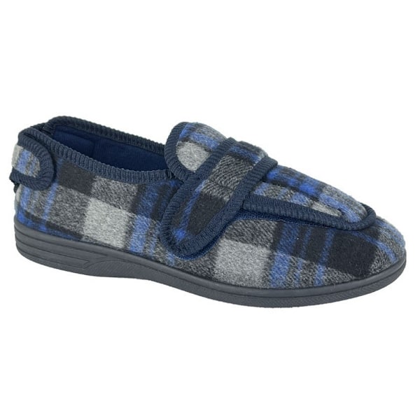 Zedzzz Peter Rutiga Tofflor för Män 11 UK Navy Navy 11 UK