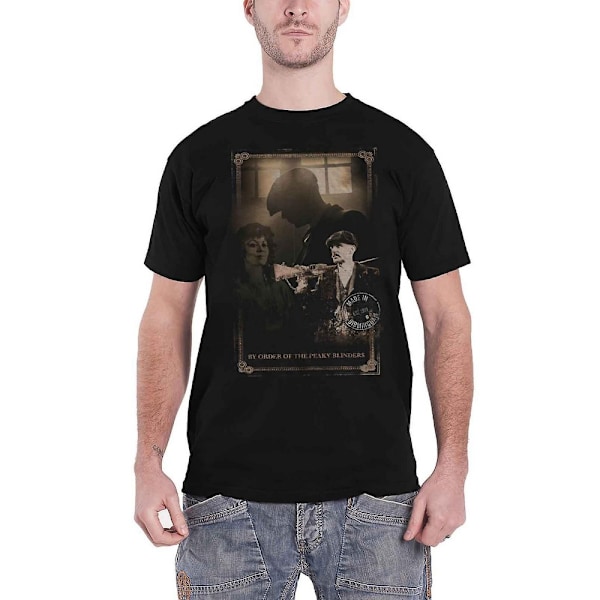 Peaky Blinders Unisex Shotgun T-shirt L Svart Black L