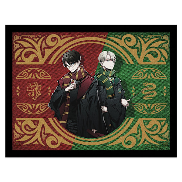 Harry Potter: Wizard Dynasty Harry Vs Draco Print 30cm x 40cm G Green/Red 30cm x 40cm