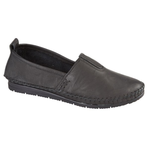 Mod Comfys Dam/Dam Softie Läder Casual Shoes 5 UK Black Black 5 UK