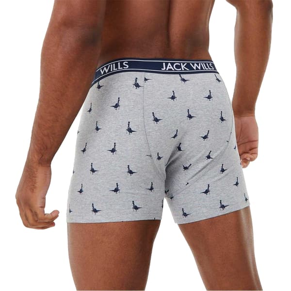 Jack Wills klassiska boxershorts för män (3-pack) S marinblå/grå Navy/Grey S