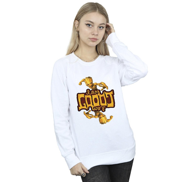 Marvel Dam/Kvinnor Guardians Of The Galaxy Groot Inverted Gra White L
