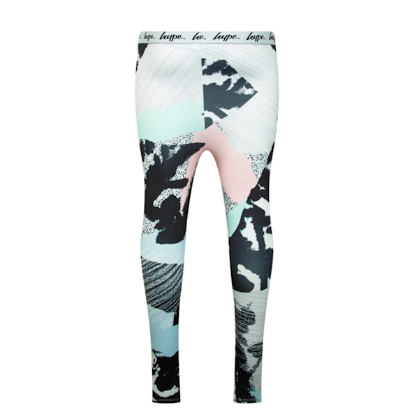 Hype Girls Pastel Abstract Leggings 7-8 år Flerfärgad Multicoloured 7-8 Years