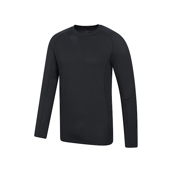 Mountain Warehouse Vermont Base Layer Topp för Herrar, Storlek S, Svart Black S