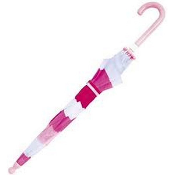 Drizzles Barn/Barnparaply Randigt En Storlek Rosa/Vit Pink/White One Size