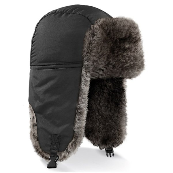 Beechfield Unisex Termisk Vinter Sherpa Trapper Hat L/XL Svart Black L/XL