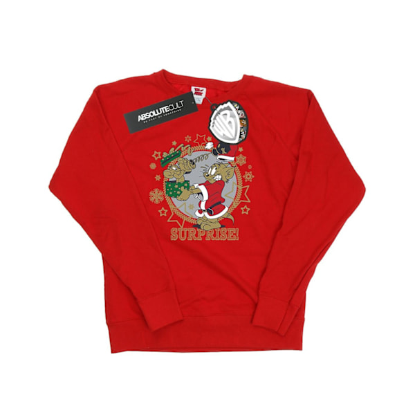 Tom And Jerry Dam/Damer Jul Överraskning Sweatshirt XXL R Red XXL