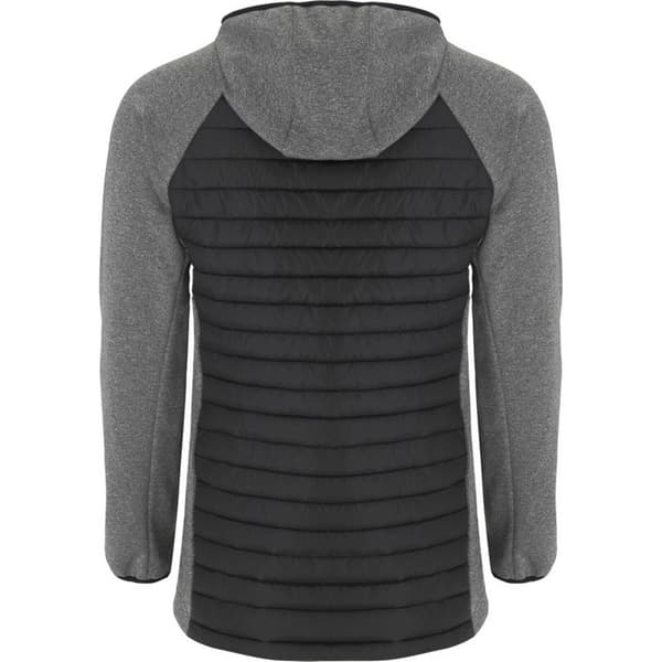 Roly Unisex Vuxen Minsk Vadderad Jacka M Solid Svart/B Solid Black/Black Heather M
