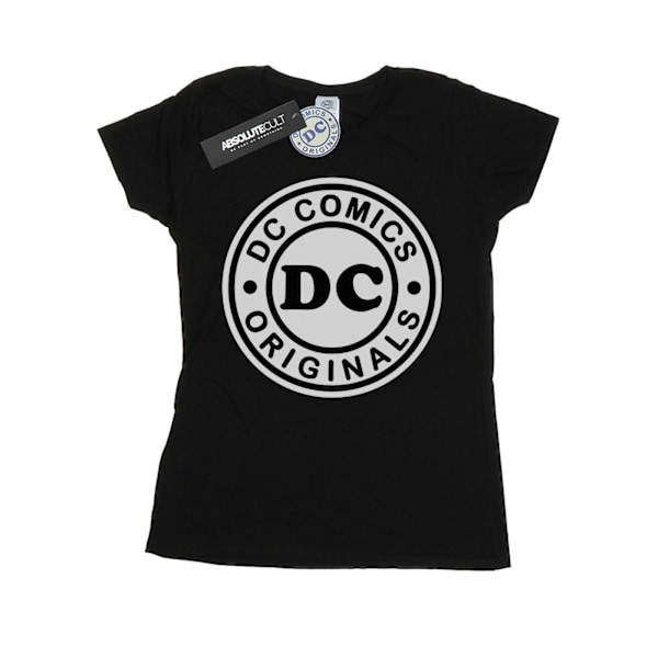 DC Comics Dam/Kvinnor DC Originals Logotyp Bomull T-shirt XXL Svart Black XXL