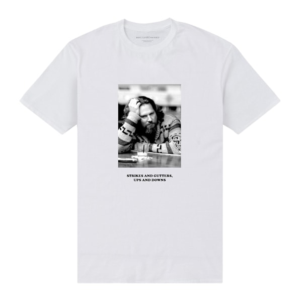 The Big Lebowski Unisex Adult Dude T-Shirt M White White M