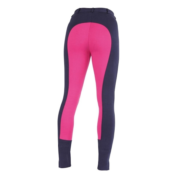 Wessex Dam/Damtvåfärgade Jodhpurs 6 UK R Marinblå/Rosa Navy/Pink 6 UK R