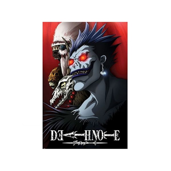 Death Note Shinigami Ryuk Poster En Storlek Flerfärgad Multicoloured One Size