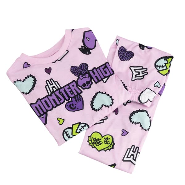 Monster High Flickvän Långärmad Lång Pyjamas Set (3-pack) 11- Multicoloured 11-12 Years