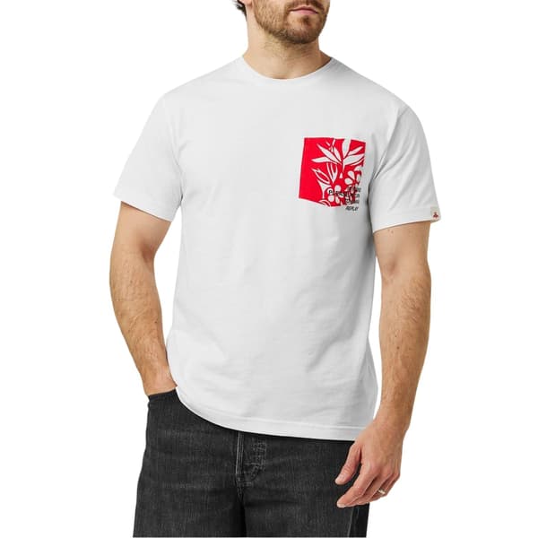 Replay Herr Hawaiian Regular T-Shirt S Vit White S