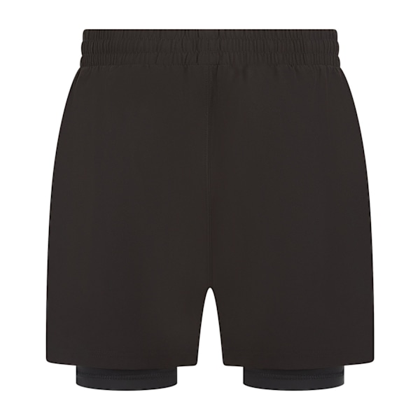 Tombo Herr Dubbla Lager Sport Shorts S Svart/Svart Black/Black S