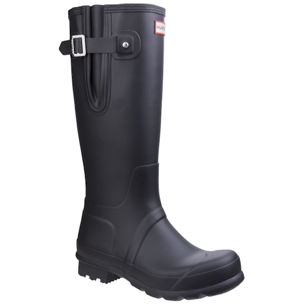 Hunter Original Adjustable Side Tabs Wellington Boots 10 U för män Black 10 UK