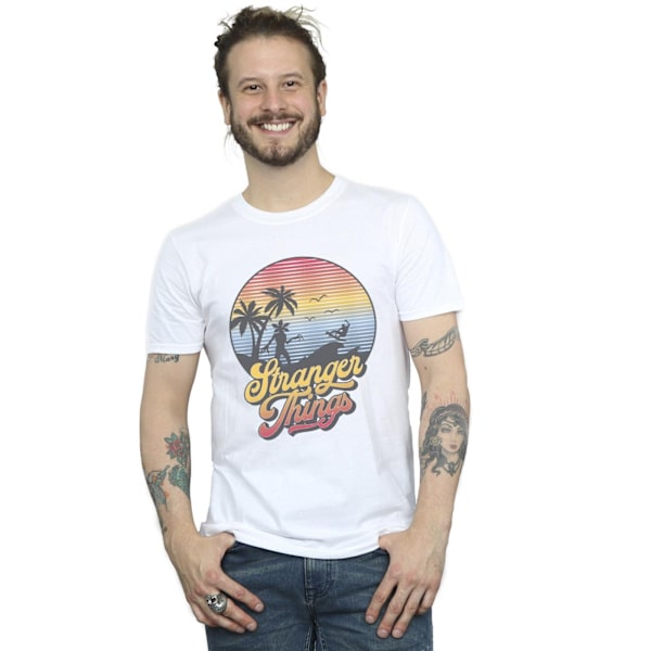 Netflix Stranger Things LA Gradient T-shirt 4XL Vit White 4XL