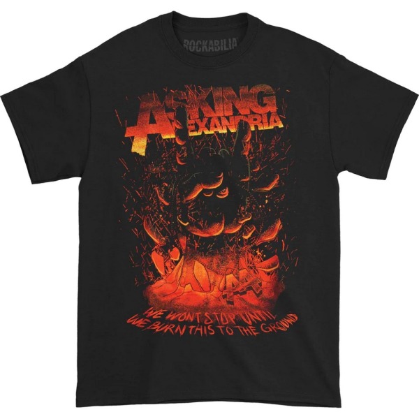 Asking Alexandria Unisex Vuxen Metal Hand Bomull T-Shirt L Svart Black L