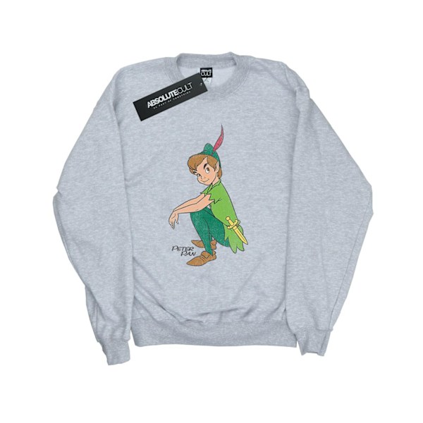 Disney Girls Peter Pan Classic Peter Sweatshirt 12-13 år Spo Sports Grey 12-13 Years