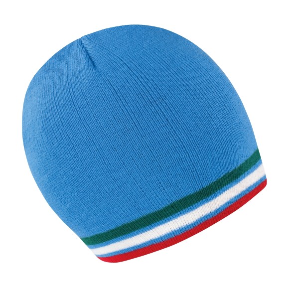 Resultat Unisex Winter Essentials National Beanie Hat One Size Bl Blue / Green / White / Red One Size