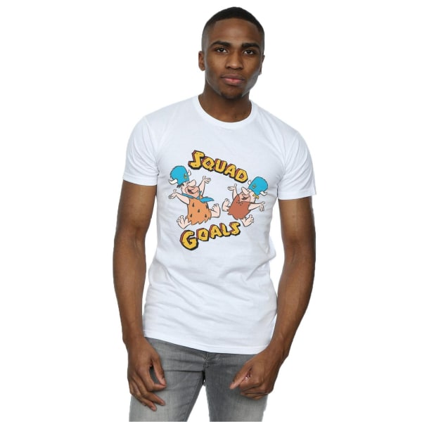 The Flintstones Mens Squad Goals T-Shirt L Vit White L