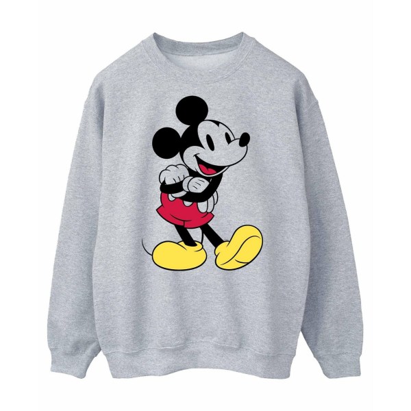 Disney Klassisk Musse Pigg Sweatshirt L Sports Grey Sports Grey L