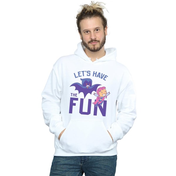 DC Comics Herr Teen Titans Go Let´s Have The Fun Hoodie L Vit White L