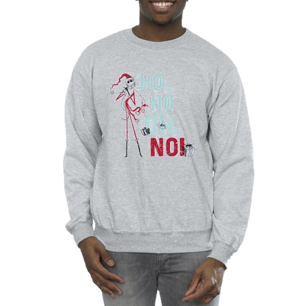 Disney Herr The Nightmare Before Christmas Ho Ho No Sweatshirt Sports Grey 4XL