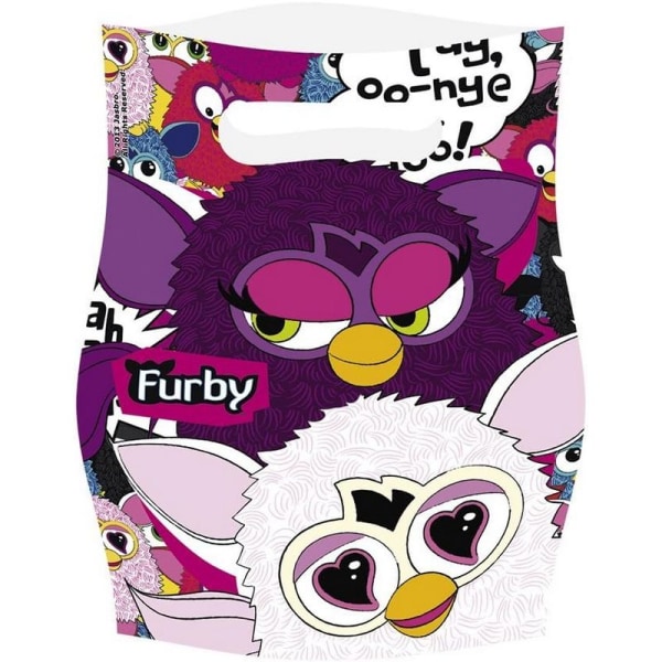 Furby Festpåsar i plast (pack med 6) One Size Flerfärgad Multicoloured One Size