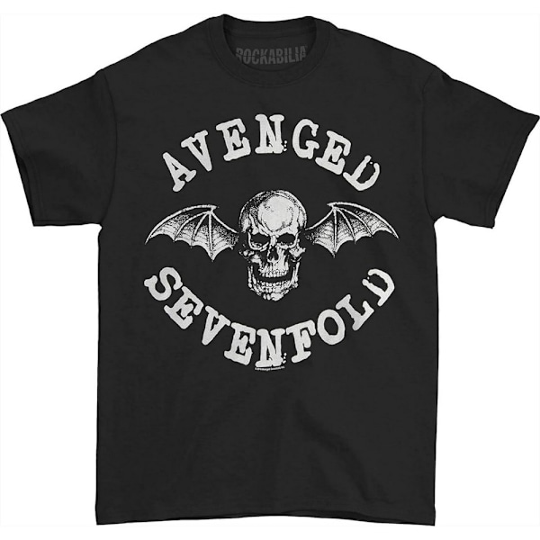 Avenged Sevenfold Unisex Klassisk Dödsfladdermus Bomull T-shirt Black S