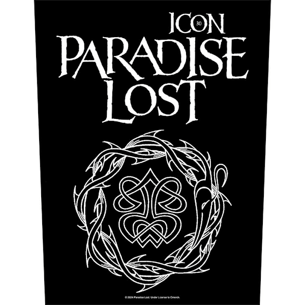 Paradise Lost Icon 30 Patch One Size Svart Black One Size