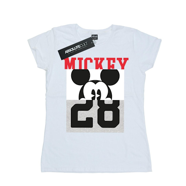 Disney Dam/Kvinnor Mickey Mouse Notorious Split Bomull T-Shir White M