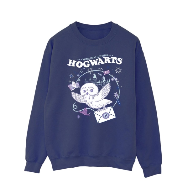 Harry Potter Herr Sweatshirt med uggla och brev från Hogwarts S Svart Black S