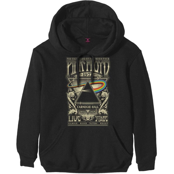 Pink Floyd Unisex Adult Carnegie Hall Hoodie XXL Svart Black XXL