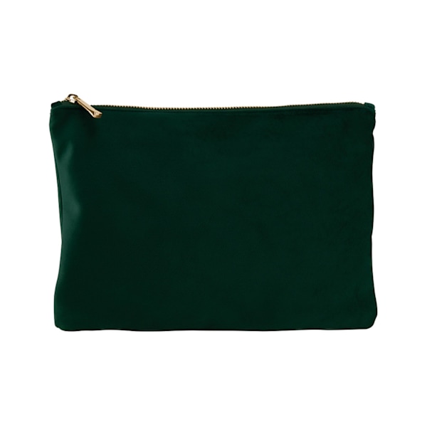 Bagbase Enkelt Sammet Tillbehörspåse L Mörk Smaragd Dark Emerald L